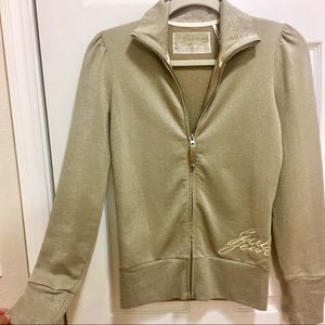 Guess Khaki Zip-Up Jacket